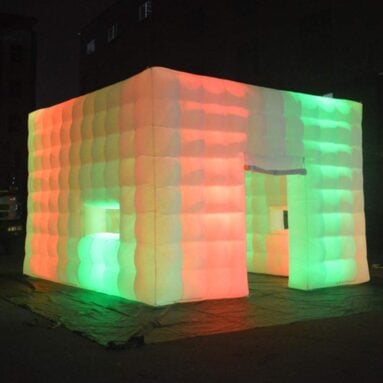 Inflatable LED Cube Tent