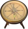 Vintage Brass Large Compass Coffee Table