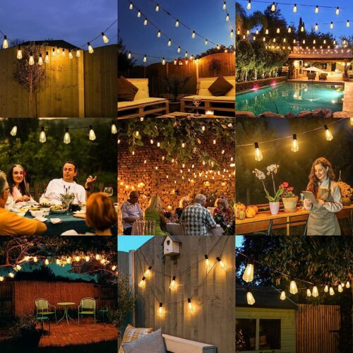 Brightever 50FT Outdoor String Lights