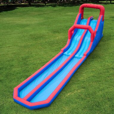 Dual Splash Inflatable Water Racing Slide